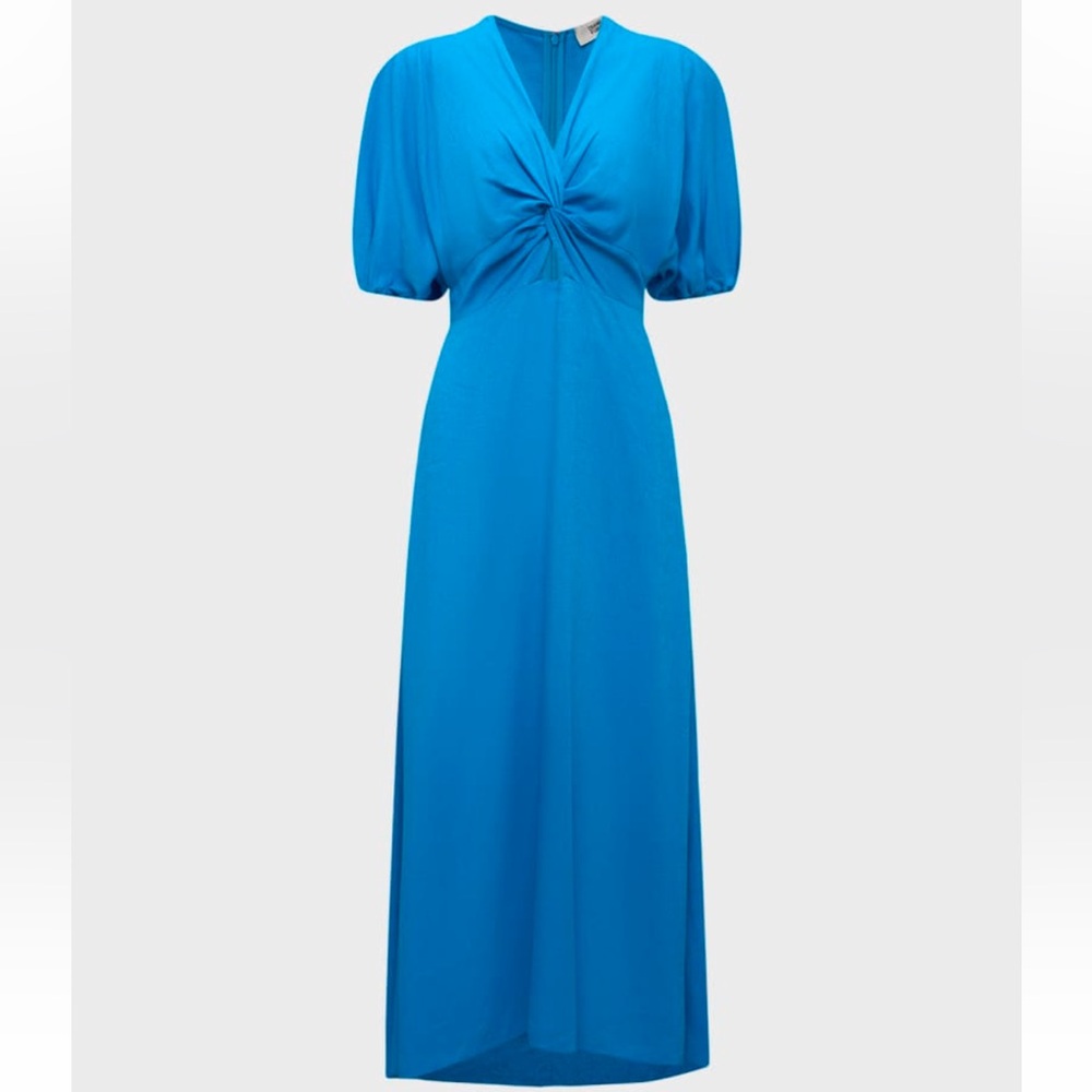 🩵NWT DIANE VON FURSTENBERG MAJORIE DRESS IN CERULEAN BLUE SIZE 10